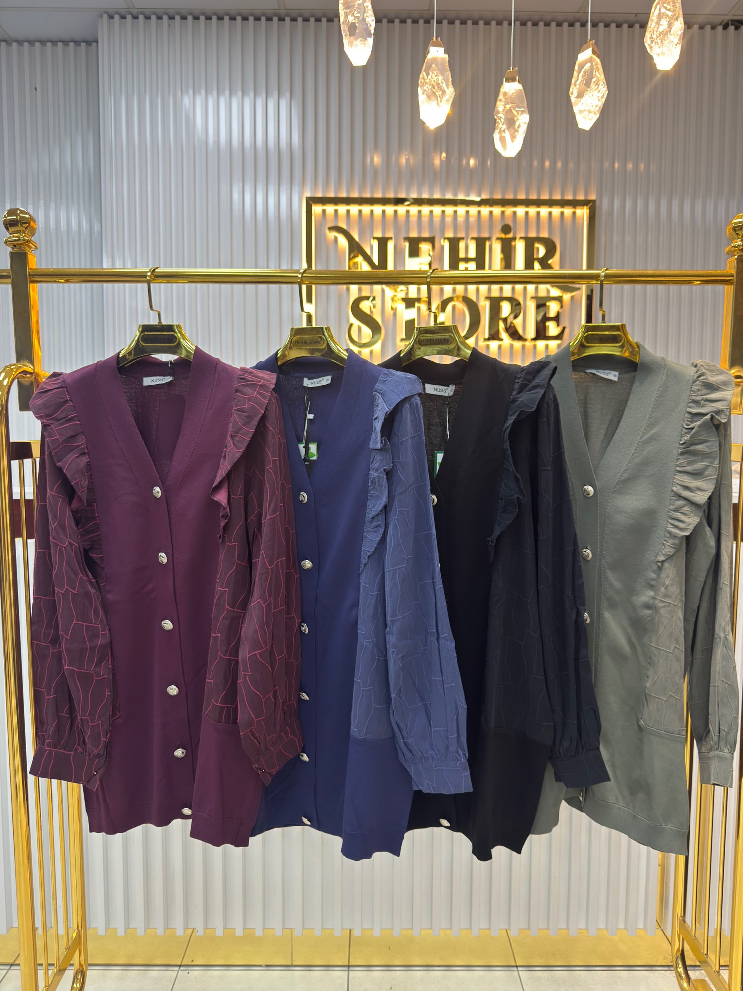 NUSS FIRFIR DETAYLI TRİKO HIRKA